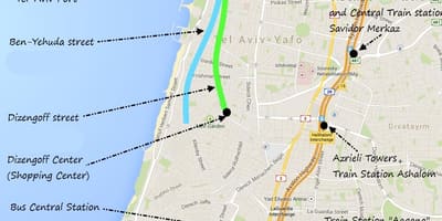 Зураг Tel Aviv нийтийн тээврийн