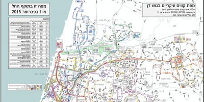 Төв, автобусны буудал Tel Aviv газрын зураг
