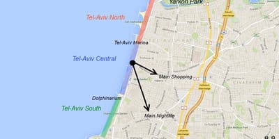Зураг Tel Aviv шөнийн
